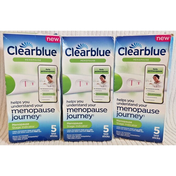 Clearblue Menopause Detection Stage Indicator - 3count New in Box/Sealed - Picture 1 of 14